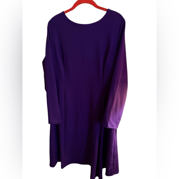 Linea Ponte by Louis Dell’Olio Dresses & Skirts - Linea Ponte by Louis Dell’Olio Purple Long Sleeve Dress – Size Large